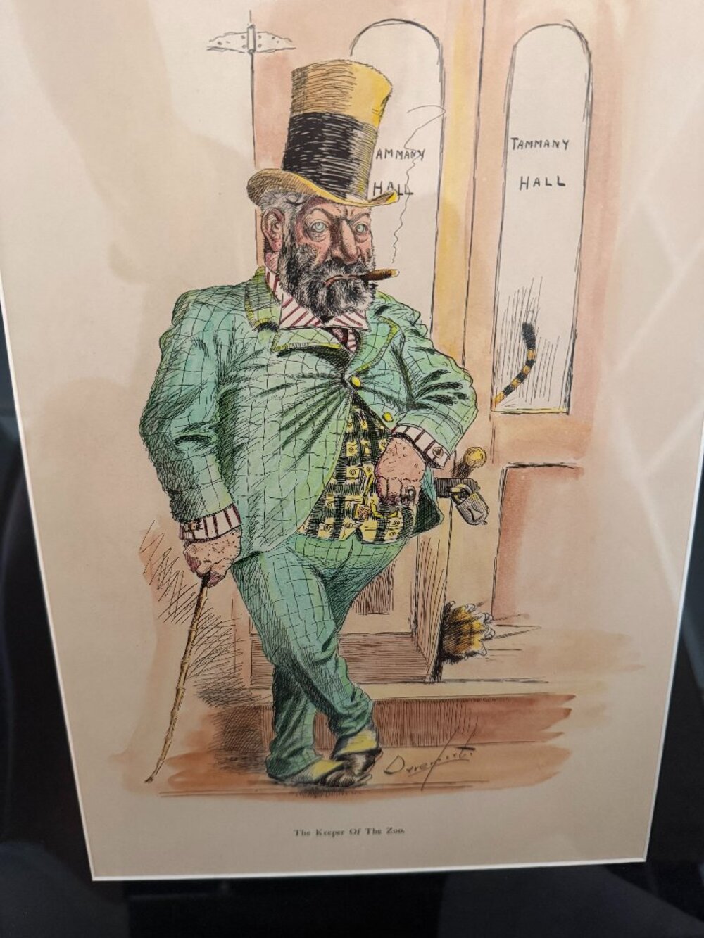 Homer Davenport Political Cartoon Print
